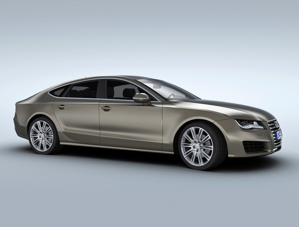 3d model audi car - Audi A7 Sportback (2011) by Swan3DStudios
